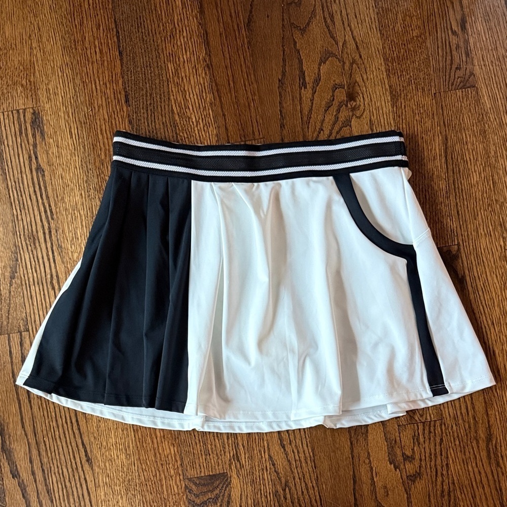 E FP Movement by Free People Women Medium Monochrome Skater Skirt Bikini